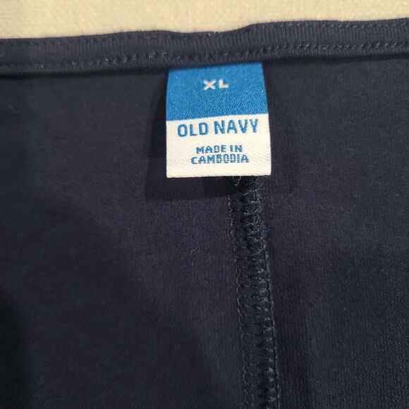 NWT Old Navy Fit Flare Twist Front Cut Out Long Sleeve Maxi Dress Blue Size XL - Picture 7 of 11